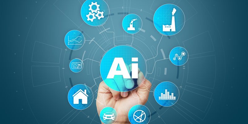 business automation, AI, technology concepts