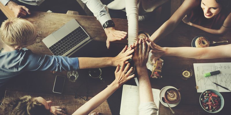 team motivational meeting