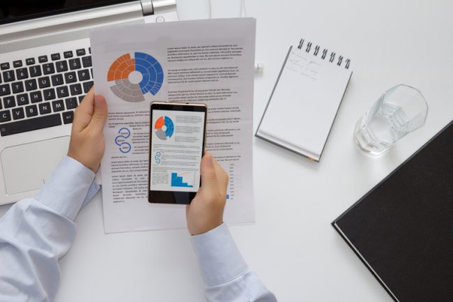 Business Documents, Paperless, Transfer, Cloud, Data, Information