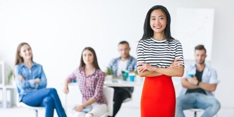 Confident Business Leader